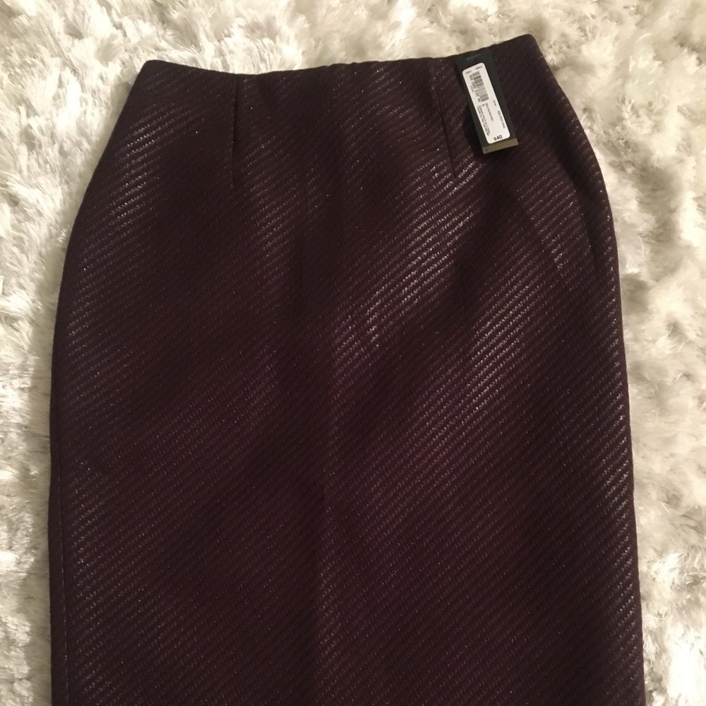Brand new wine colored skirt